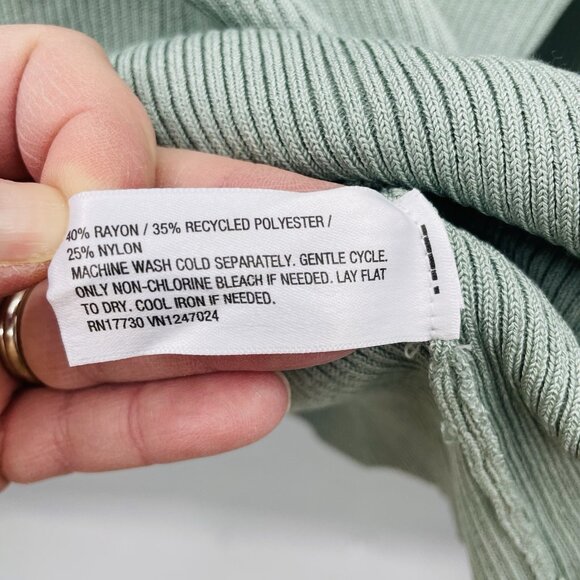 Future Collective Womens Plus Size 2X Ribbed Long Sleeve Crewneck Sweater 543 - Picture 8 of 8